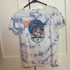 Junkfood Grateful Dead Uncle Sam Stealie Skeleton shirt